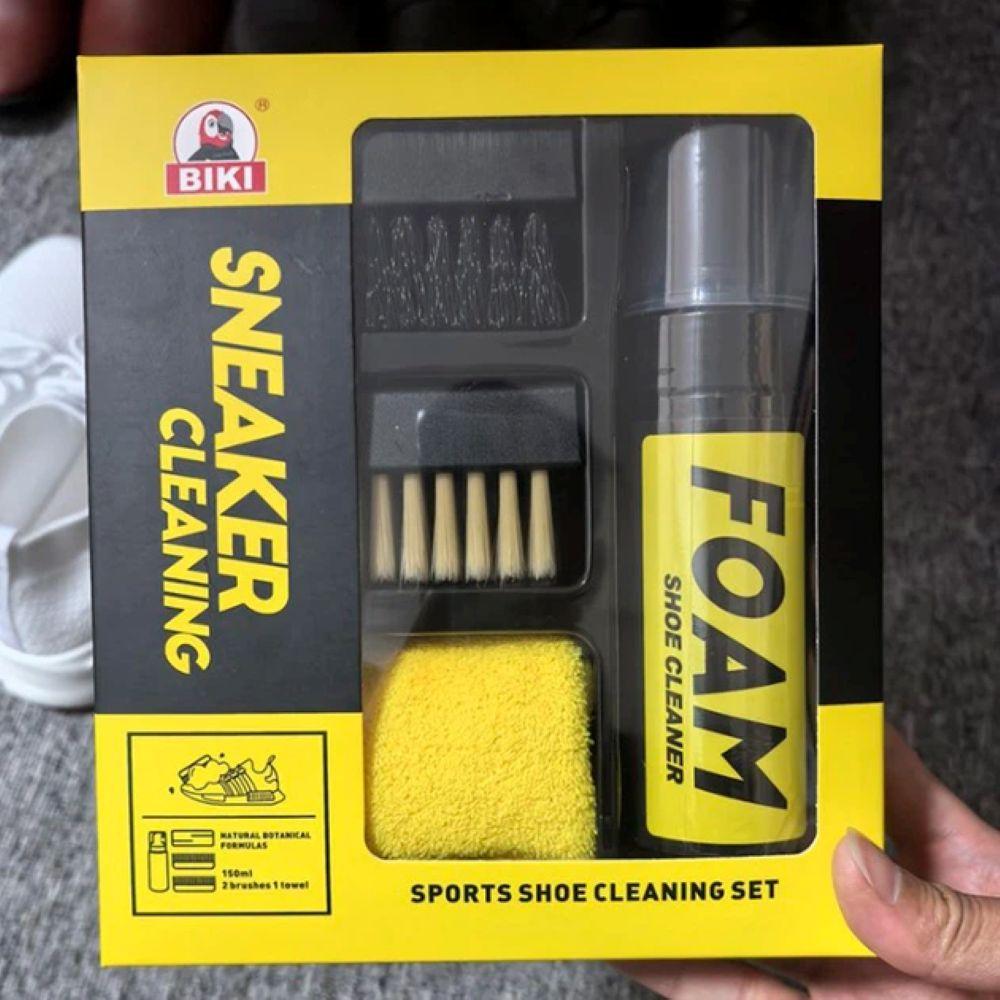 Набір для догляду за взуттям / Професійний набір для чищення кросівок та кед / Засіб для догляду за взуттям