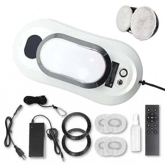 Робот для миття вікон з пультом + 4 насадки, RMO-9001 / Робот мийник вікон / Робот пилосос для вікон