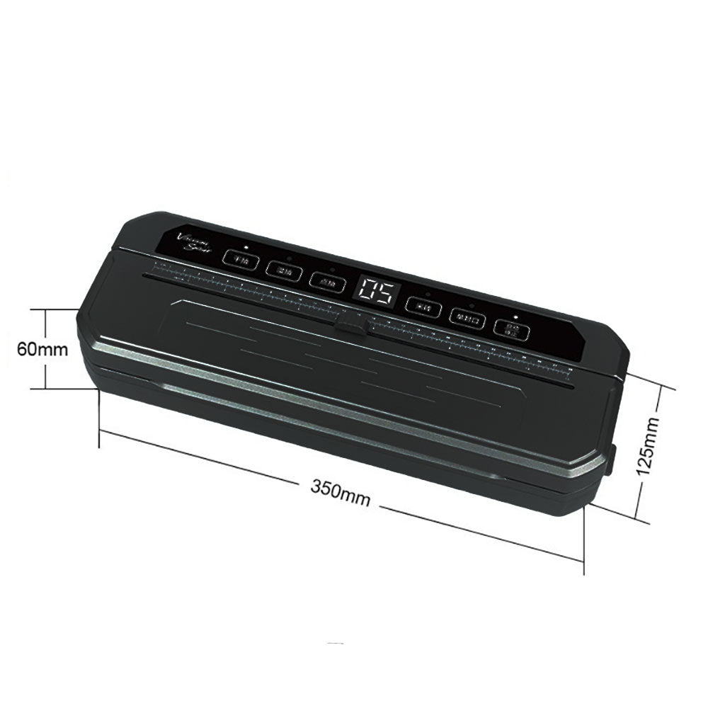 Вакуумний пакувальник продуктів, сенсорний, від мережі / Домашній вакууматор для продуктів / Вакууматор для м'яса