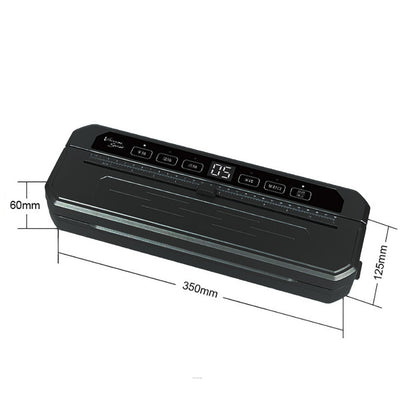 Вакуумний пакувальник продуктів, сенсорний, від мережі / Домашній вакууматор для продуктів / Вакууматор для м'яса