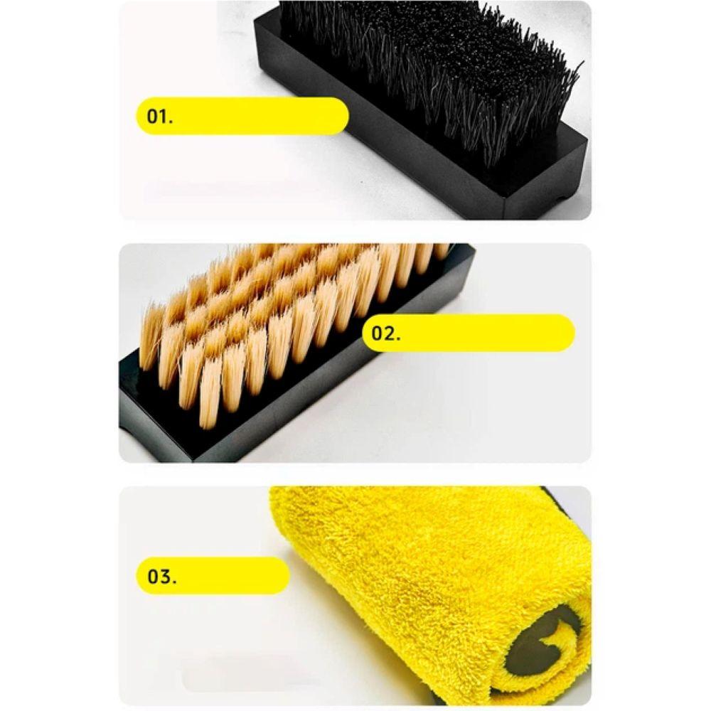 Набір для догляду за взуттям / Професійний набір для чищення кросівок та кед / Засіб для догляду за взуттям