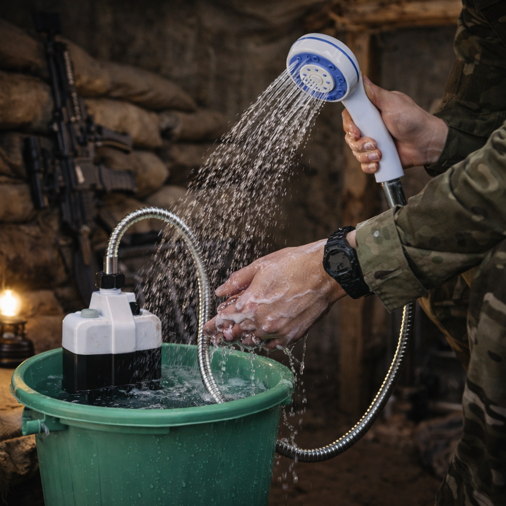 Портативна акумуляторна душова система Aqua Freedom™