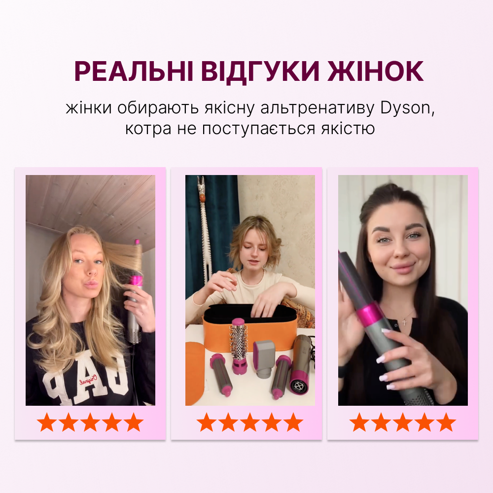 Стайлер Airwrap для укладання волосся 5 в 1 у футлярі